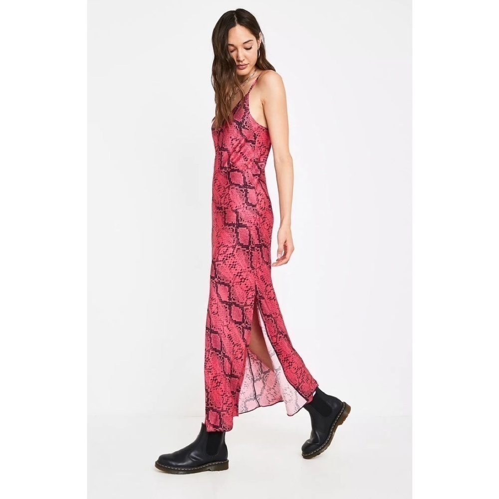 NWT URBAN OUTFITTERS SNAKE PRINT SLIP DRESS